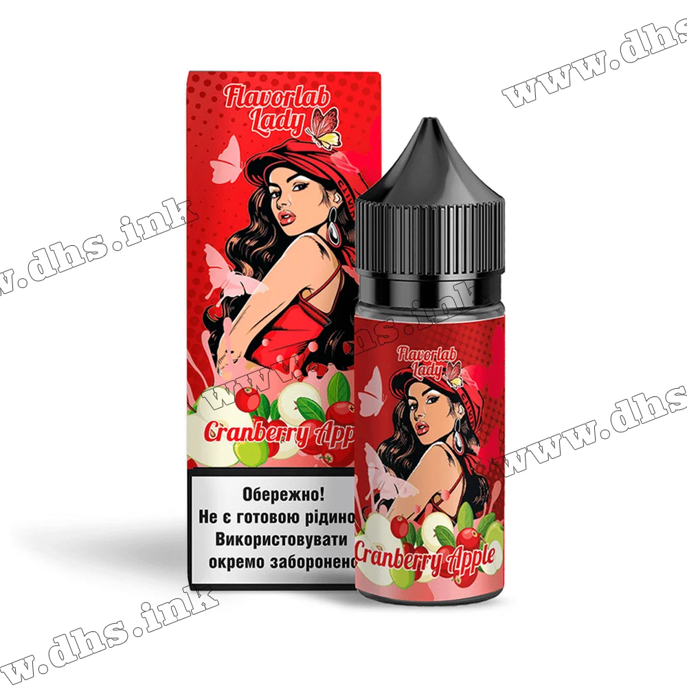 Набір для самозамісу Flavorlab Lady Salt 30 мл (50 мг) - Cranberry Apple (Журавлина, Яблуко)